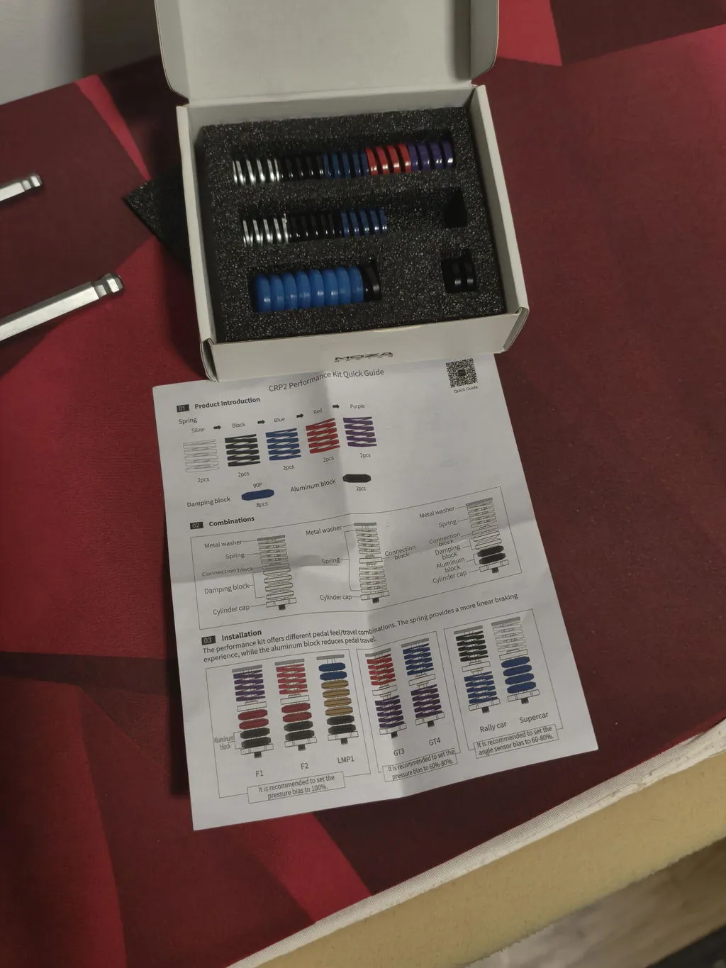 MOZA Racing Performance Kit CRP2 pédales simracing