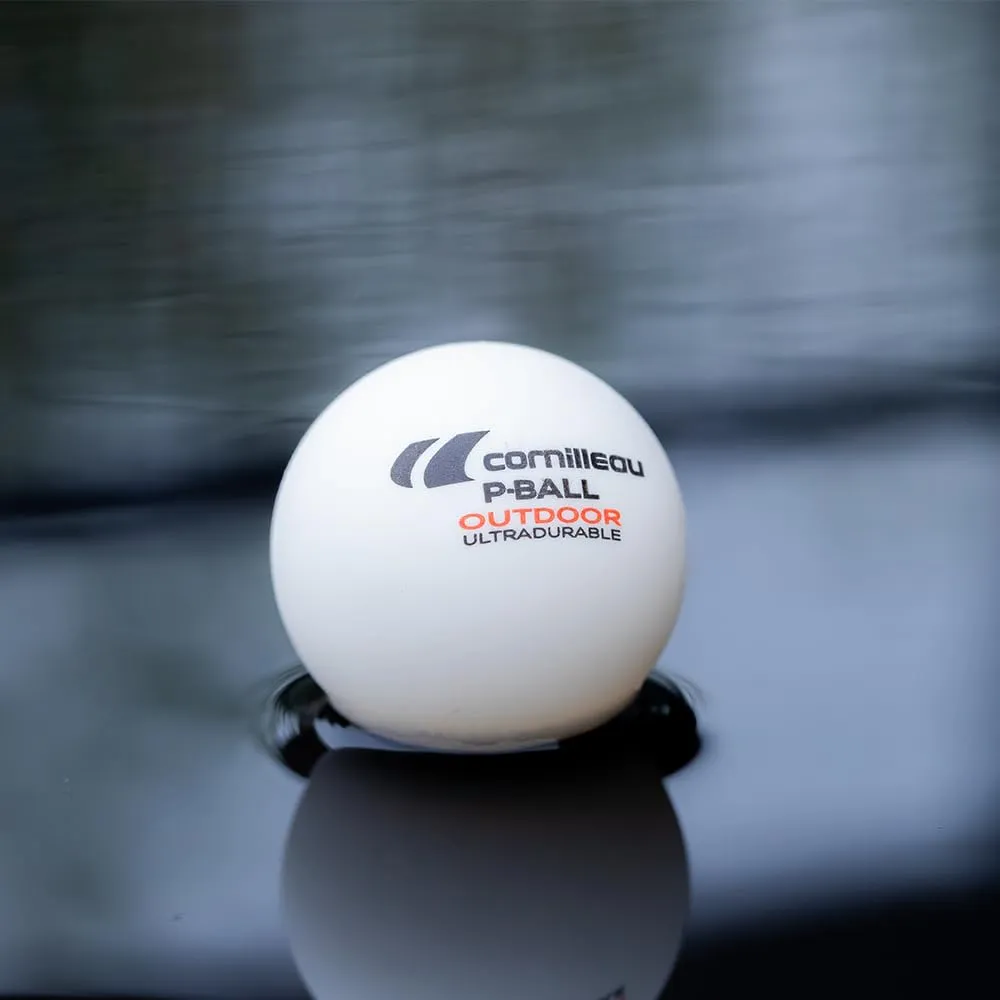 Cornilleau P-Ball Outdoor balles ping-pong blanches x6