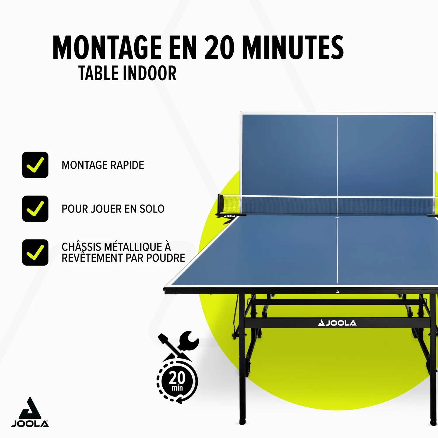 JOOLA Inside table ping-pong intérieur bleue 274 cm
