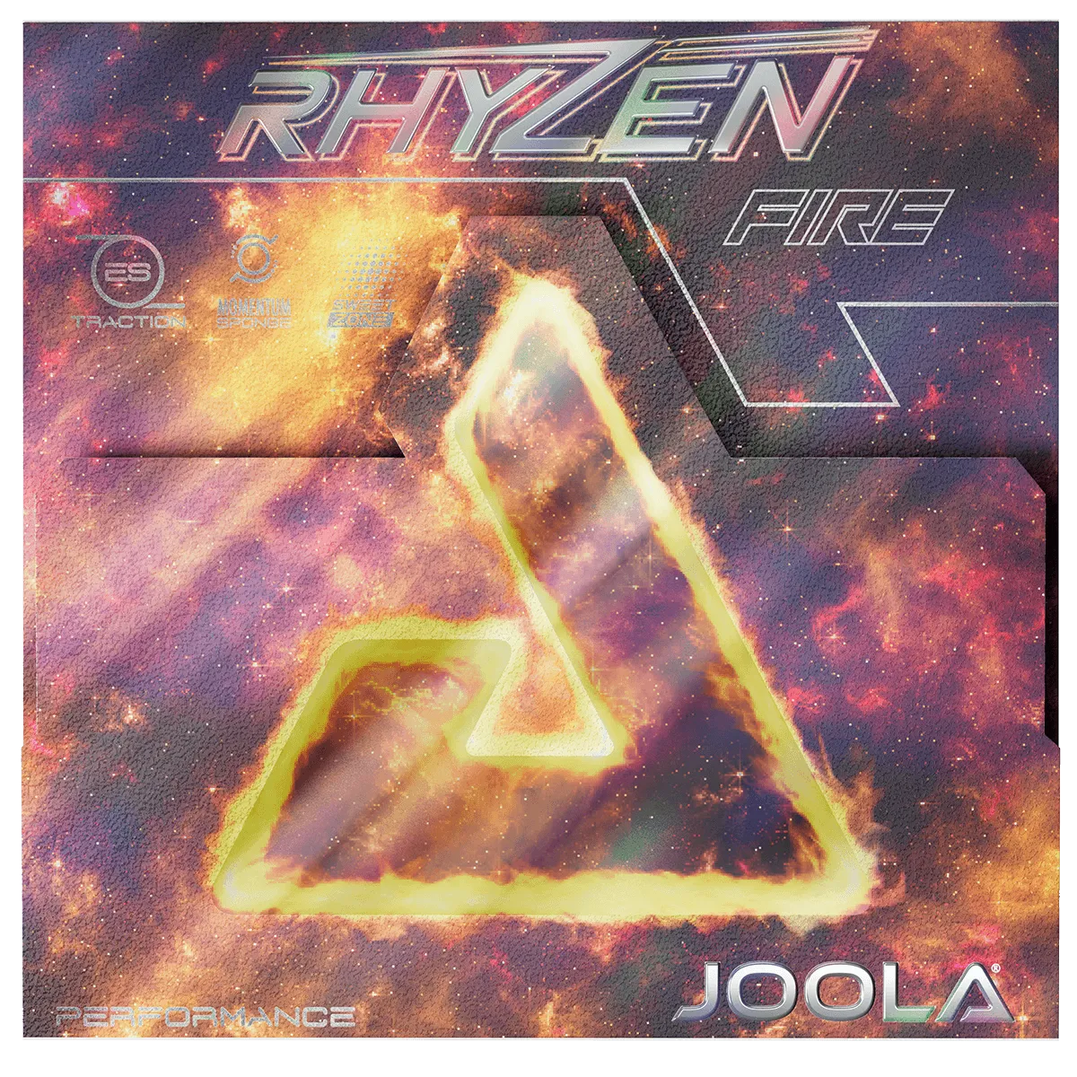 JOOLA Rhyzen Fire revêtement tennis de table 2,0 mm rouge