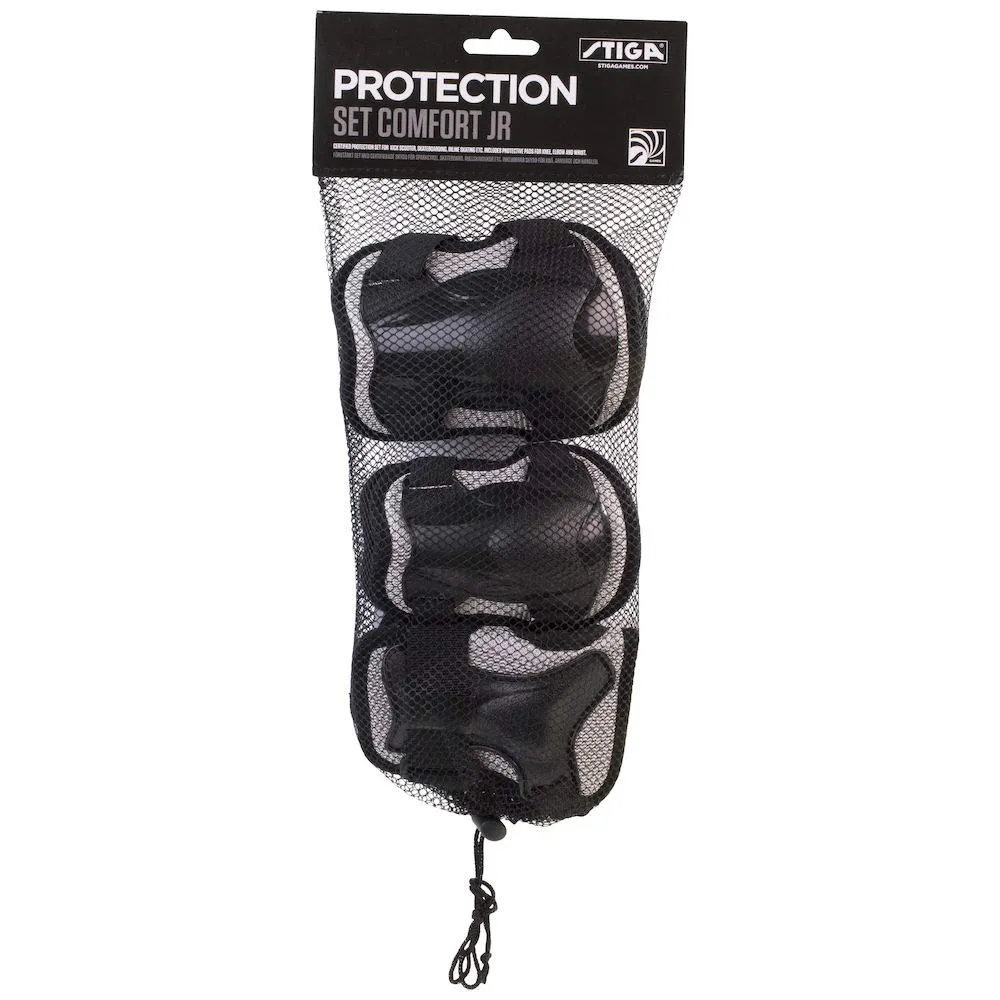 STIGA Comfort Jr protections vélo enfant genoux coudes