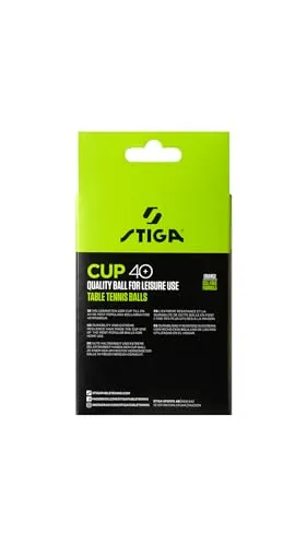 STIGA Cup 40+ ABS balles ping-pong lot 12 tournoi