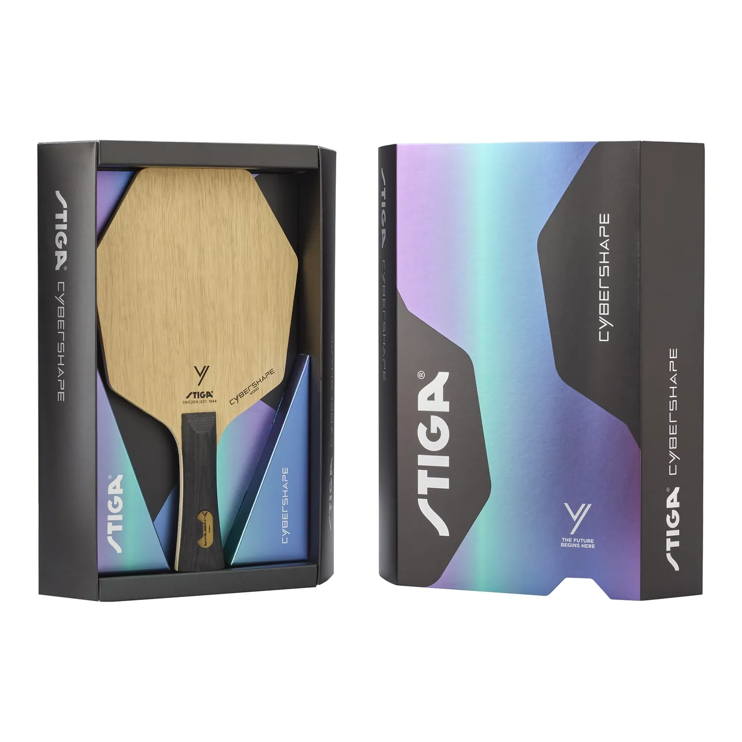 STIGA Cybershape Wood bois tennis de table offensif 85 g