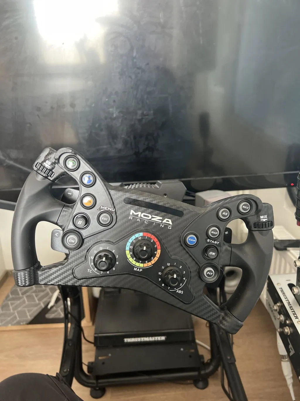 MOZA Racing KS volant GT 300 mm carbone