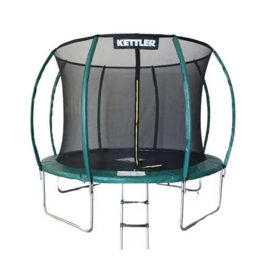 Kettler Jump 305 trampoline jardin Ø 305 cm bleu vert filet