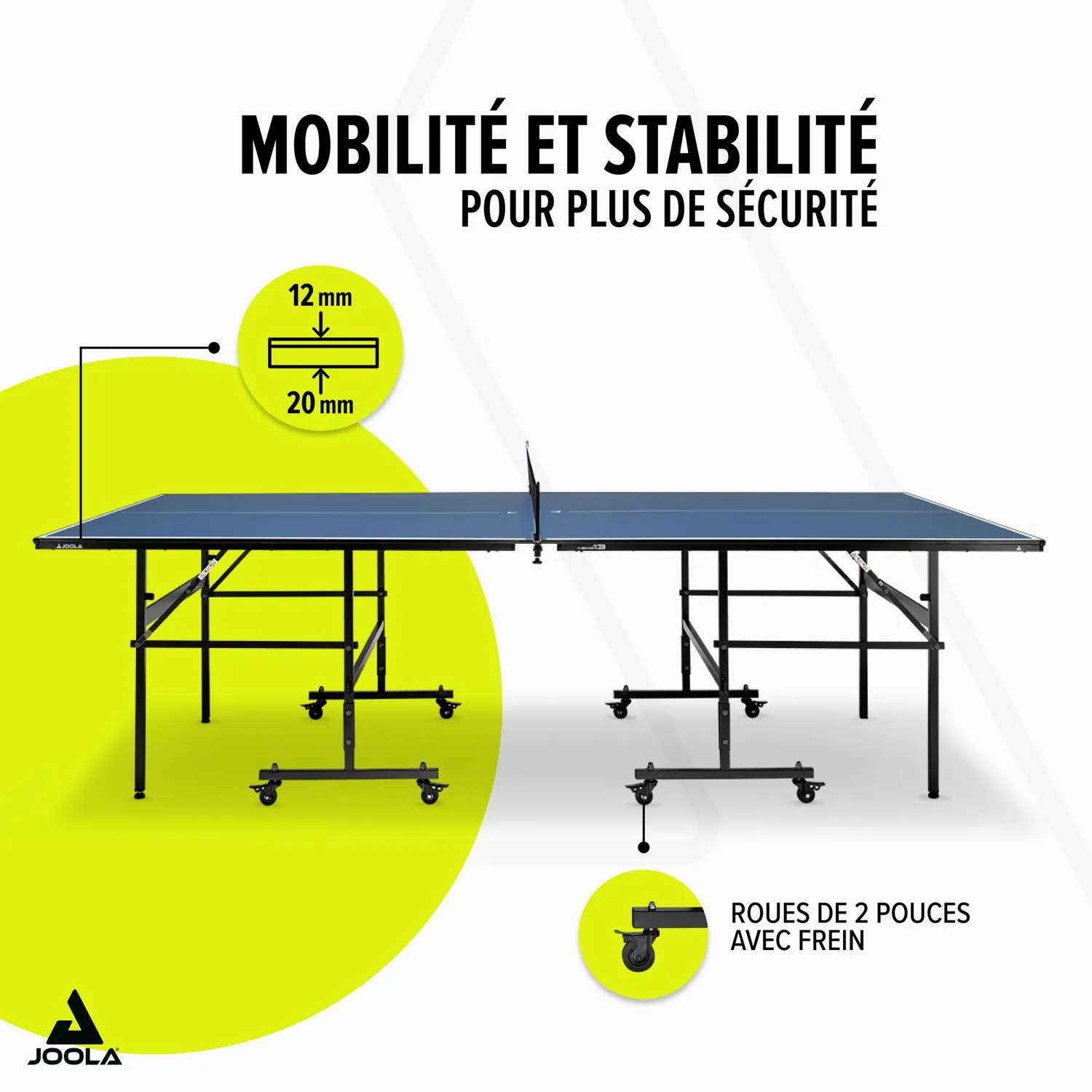 JOOLA Inside table ping-pong intérieur bleue 274 cm