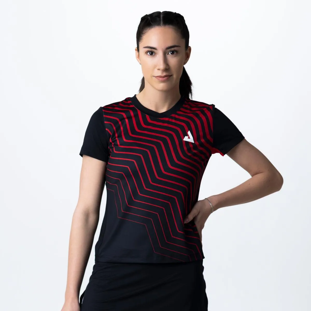JOOLA Lady Team 25 T-shirt Femme Rouge Cramoisi
