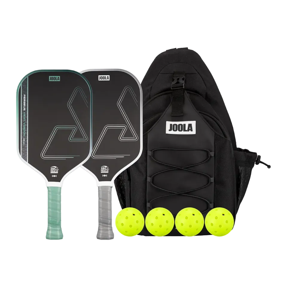 JOOLA Heat Vision set pickleball Perseus 16 mm 2 raquettes