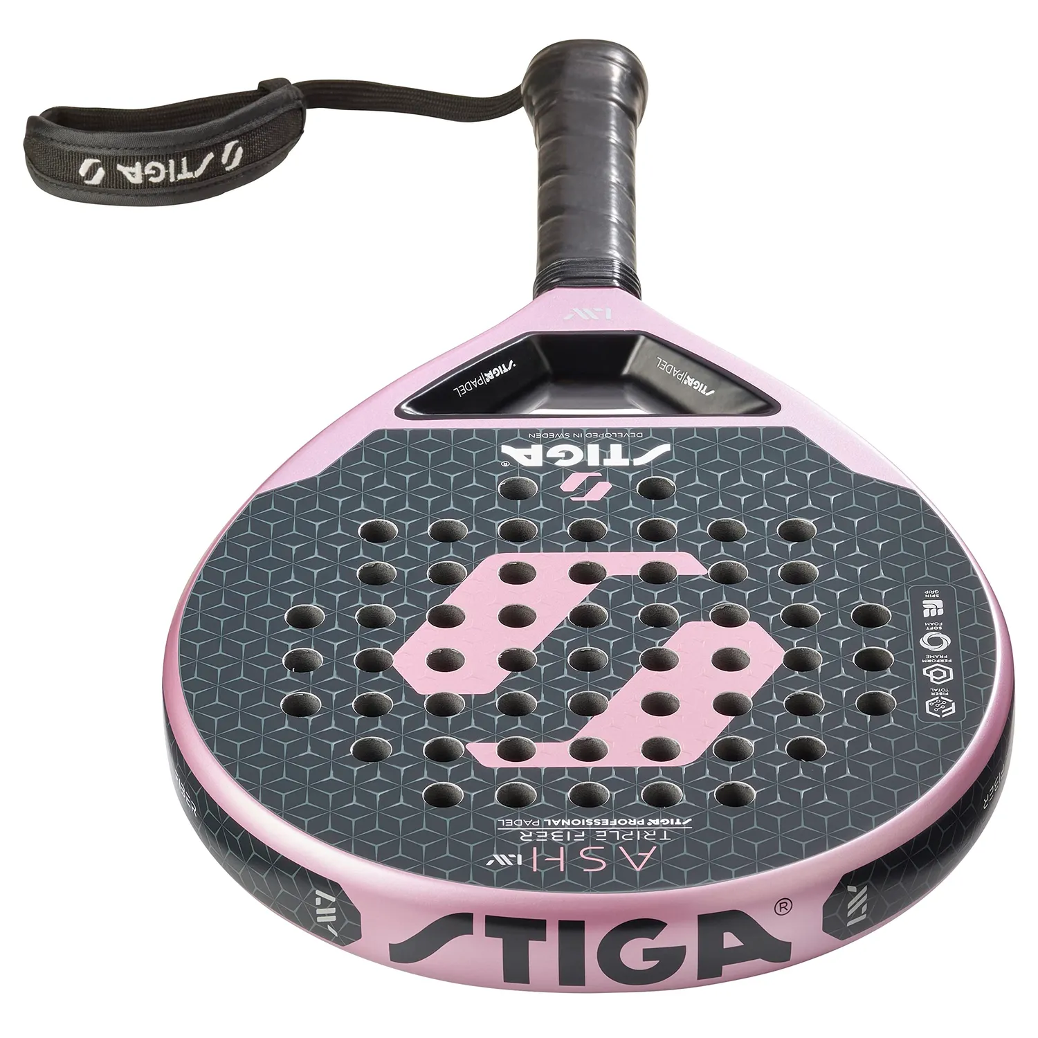 STIGA Ash raquette padel ronde contrôle 320 g