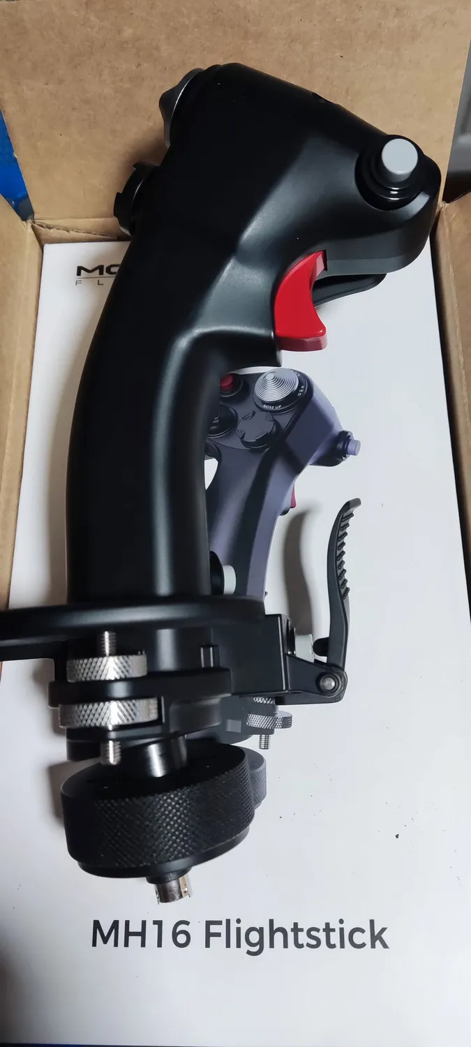 MOZA Racing MH16 manche vol flightstick alu 27 touches