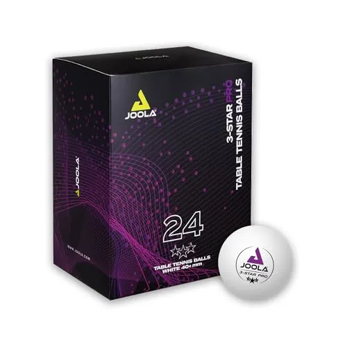 JOOLA 3-Star balles ping-pong blanches x24