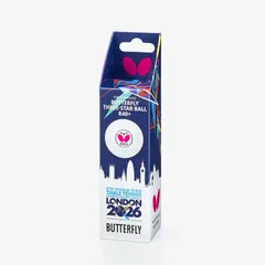 Butterfly R40+ balles ping-pong 3 étoiles x3 Londres