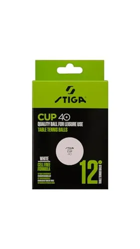 STIGA Cup 40+ balles ping-pong ABS x12
