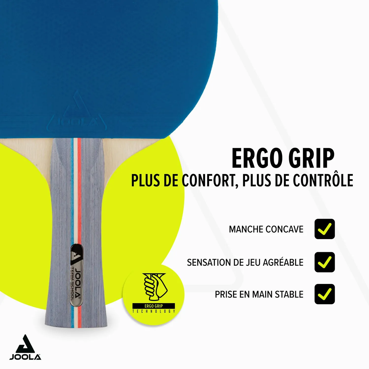 JOOLA Team School set ping pong 4 raquettes