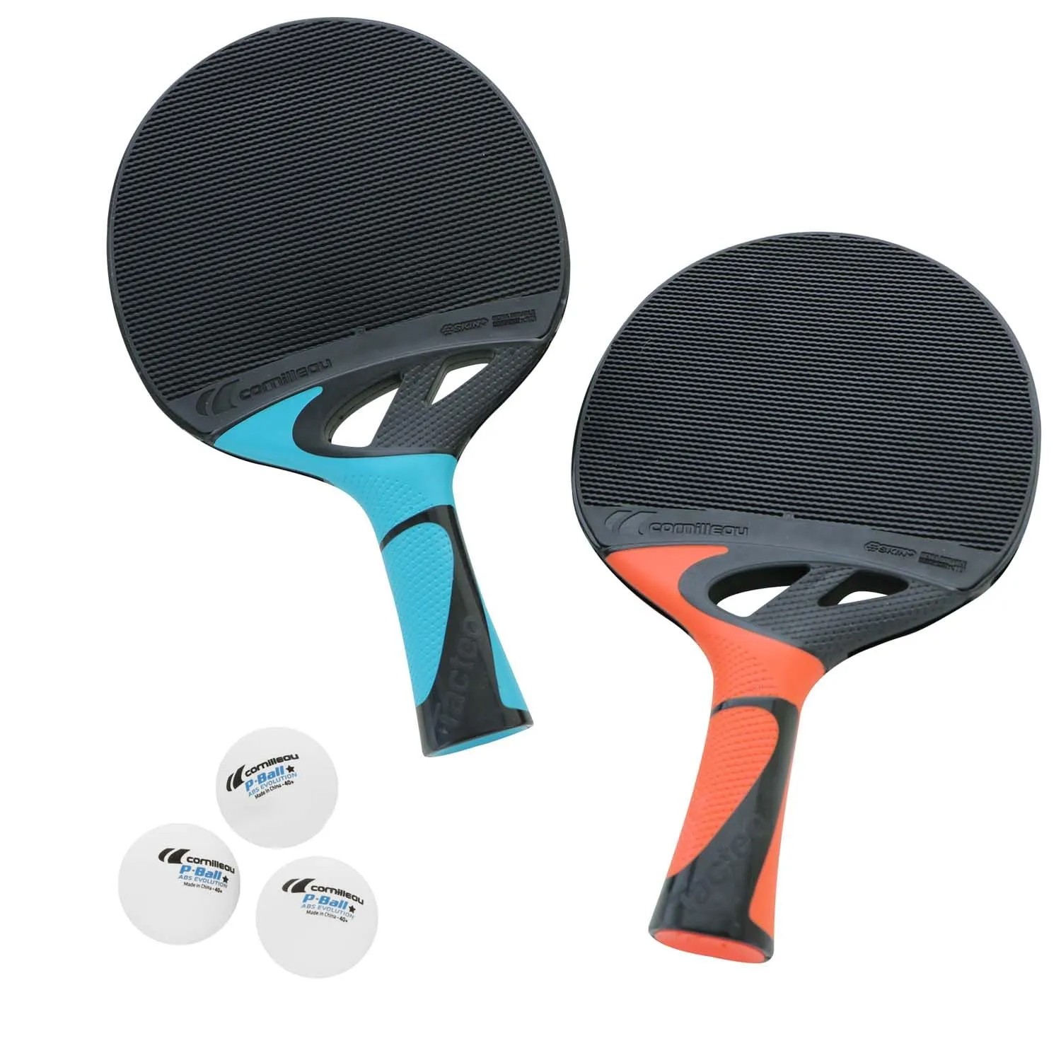 Cornilleau Tacteo Pack Duo raquette extérieur ultra résistante