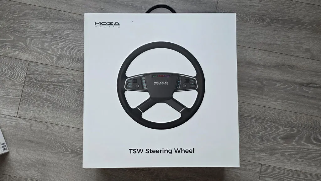 MOZA Racing TSW Truck volant camion 400 mm cuir