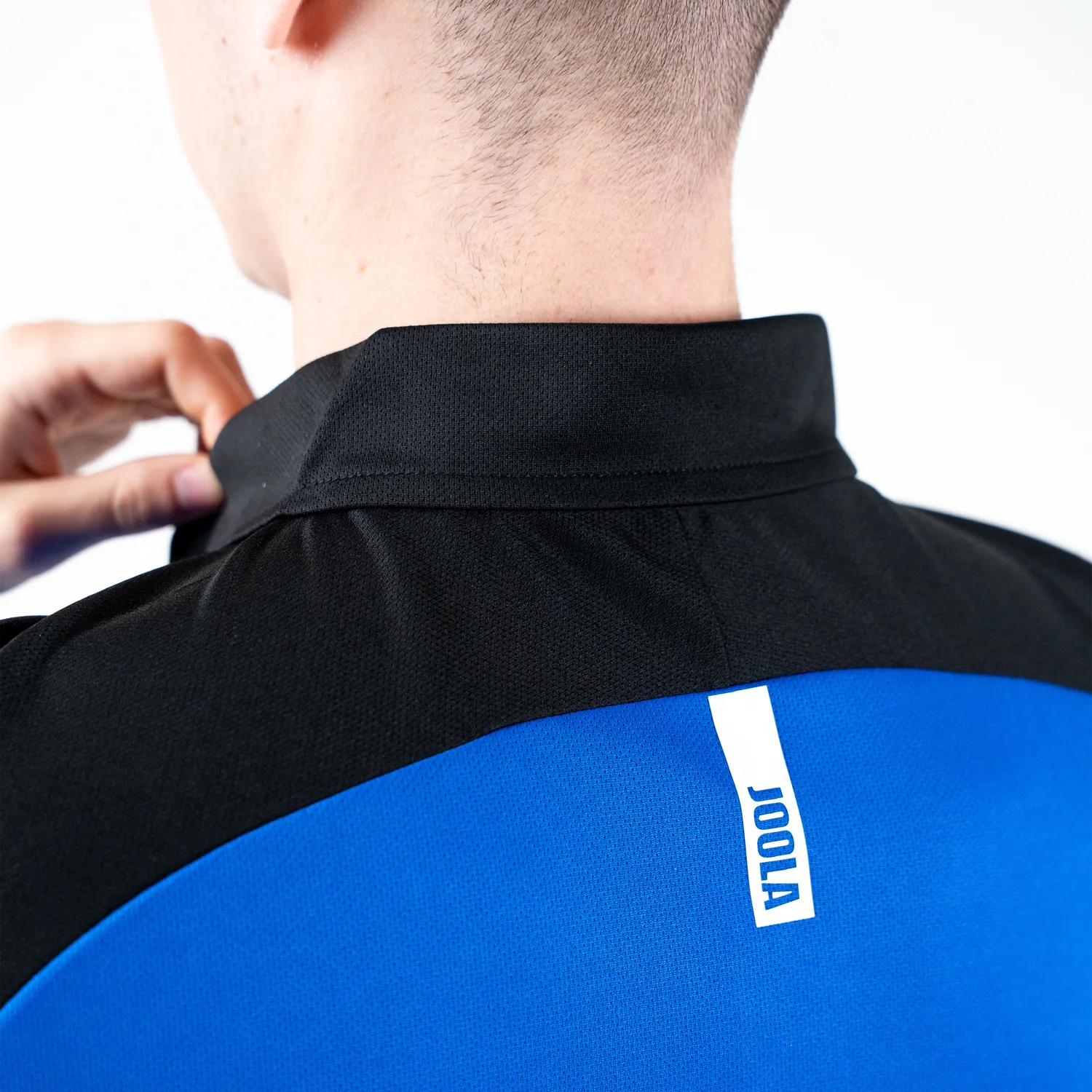 JOOLA Team 26 polo homme bleu respirant manches courtes