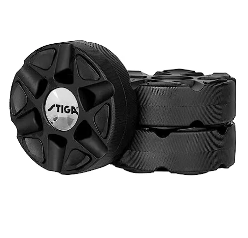 STIGA Play Off street puck rondelle hockey rue x3 noir