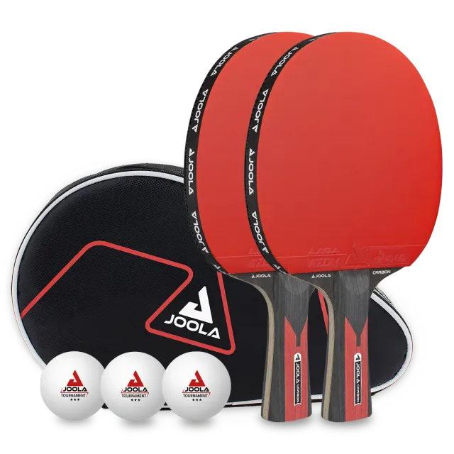 JOOLA Duo Carbon set tennis de table 2 raquettes carbone
