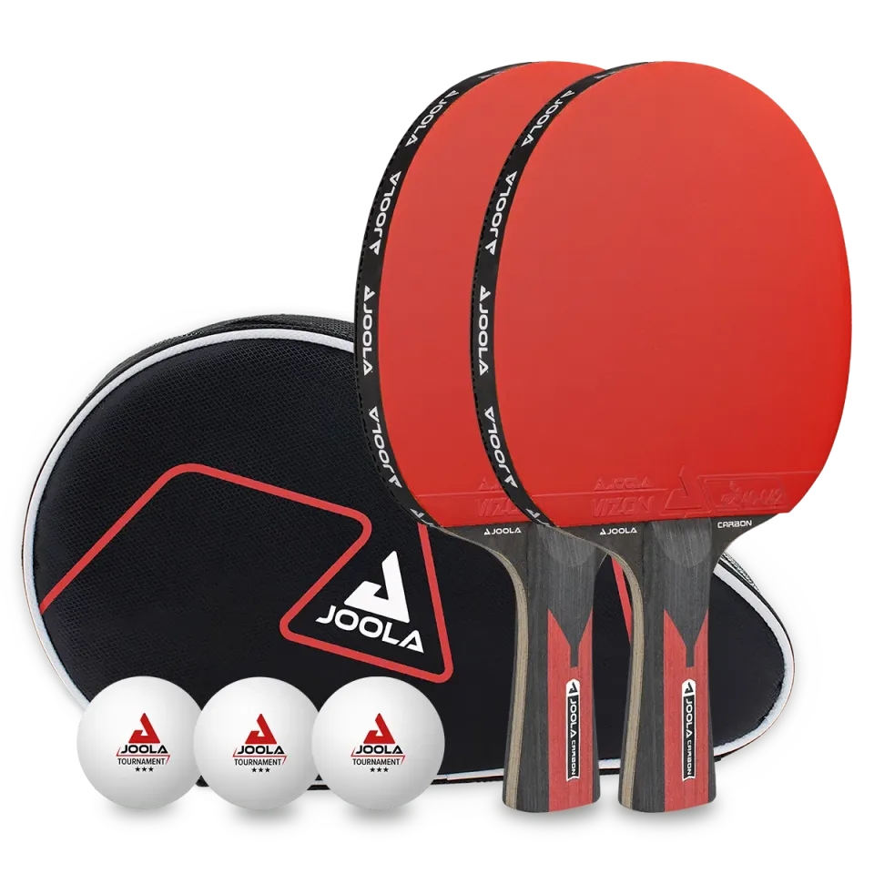 JOOLA Duo Carbon set tennis de table 2 raquettes carbone