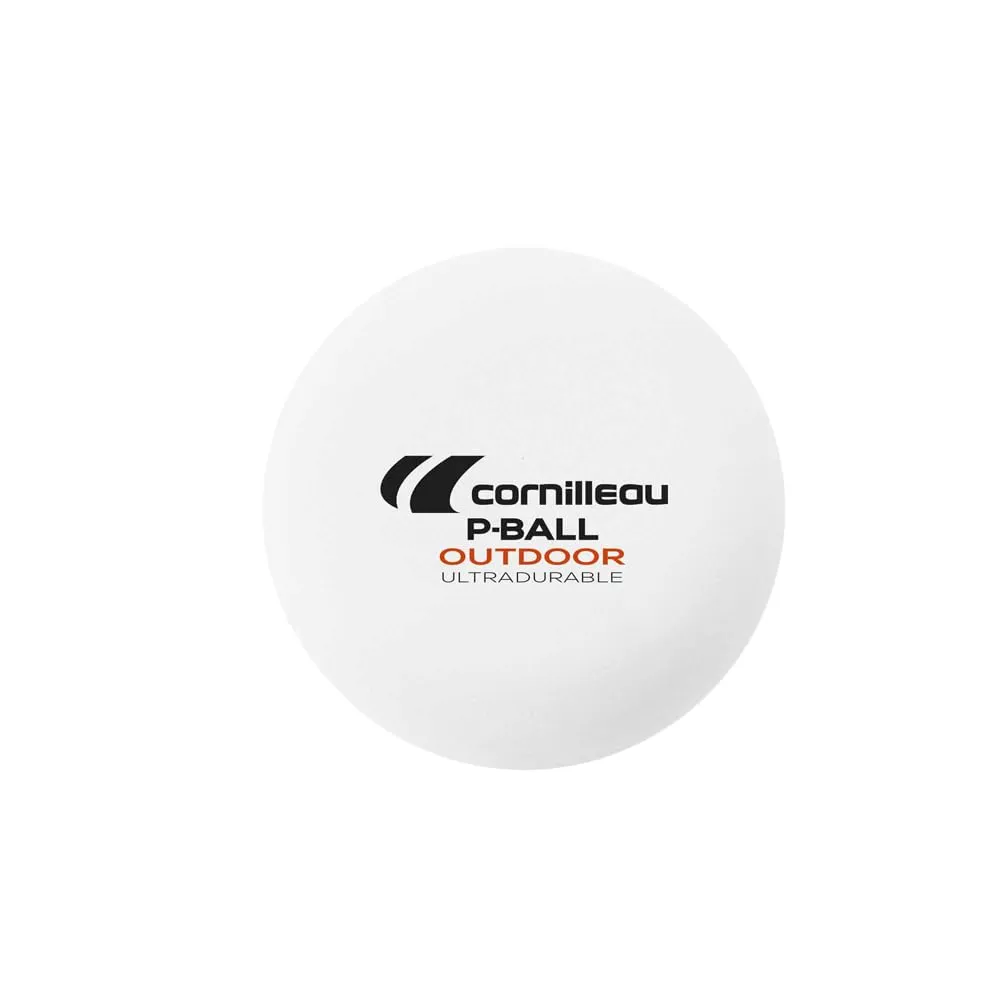 Cornilleau P-Ball Outdoor balles ping-pong blanches x6