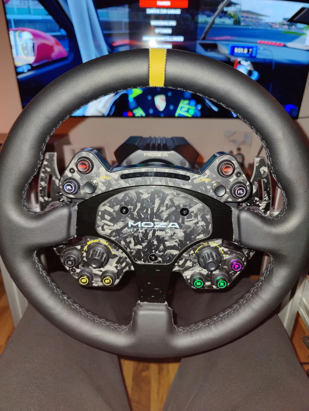 MOZA Racing RS V2 volant GT 13 pouces cuir
