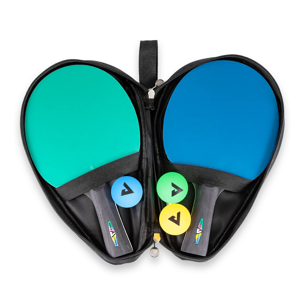 JOOLA Colorato DUO set tennis de table 2 raquettes