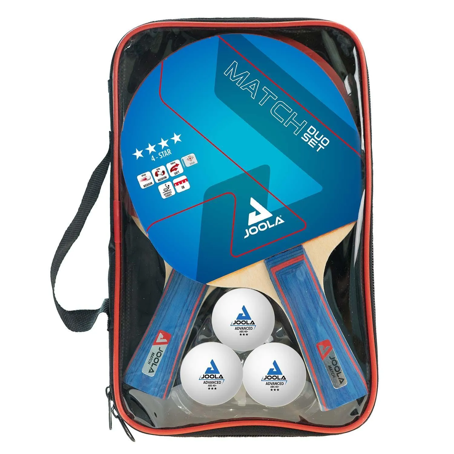 JOOLA Duo set de tennis de table 2 raquettes