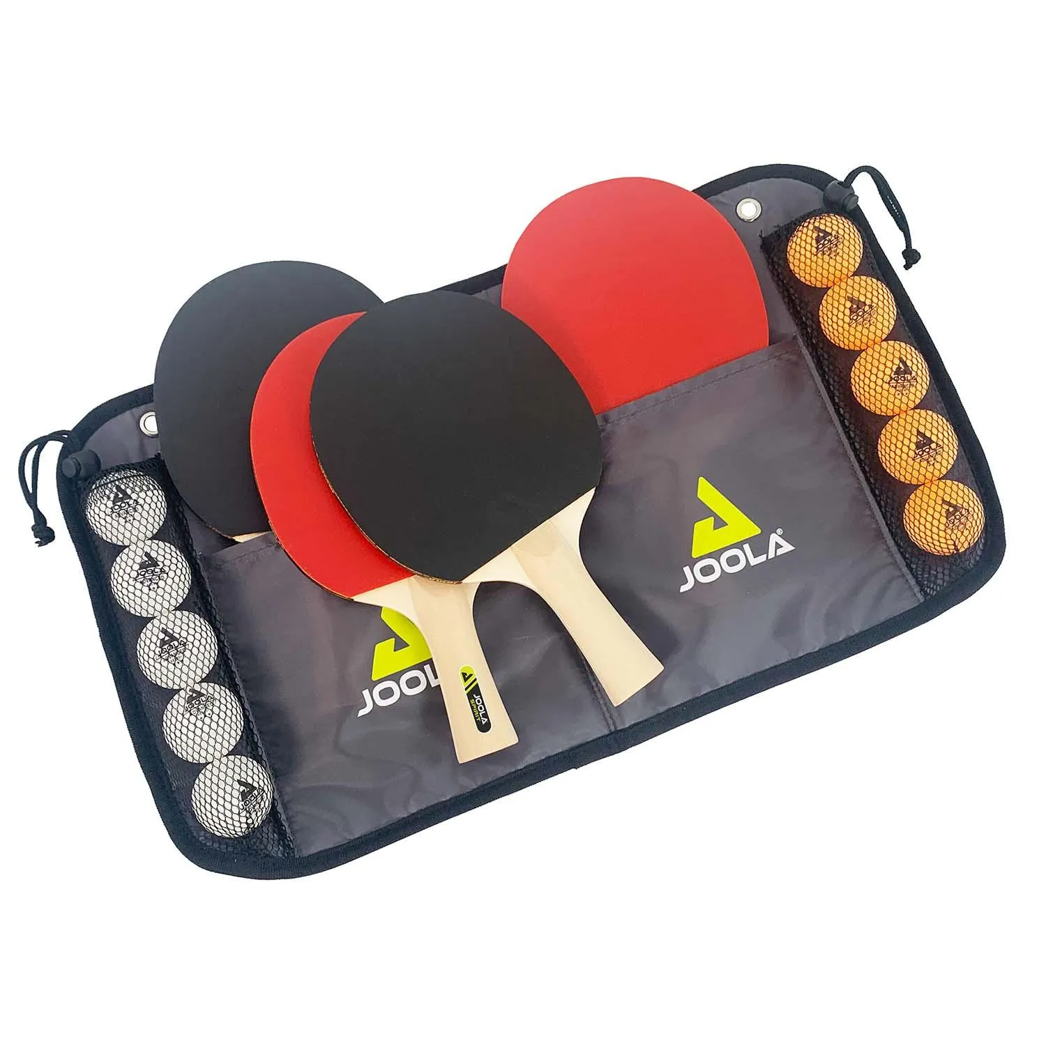 JOOLA Family set tennis de table 4 raquettes 10 balles