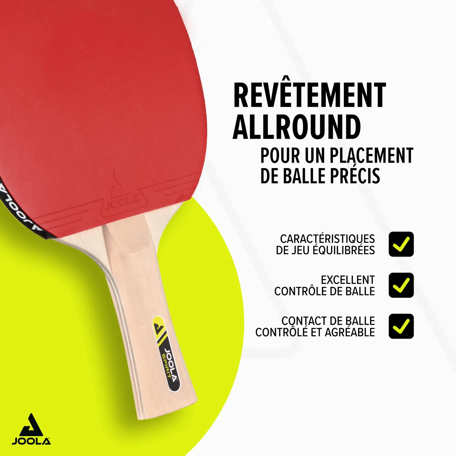 JOOLA Family set tennis de table 4 raquettes loisir