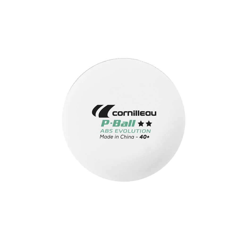Cornilleau Evolution balles ping-pong blanches x6