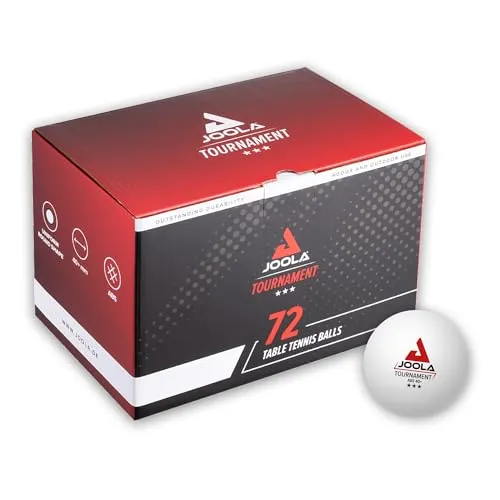 JOOLA Tournament 40+ balles ping-pong blanches x72 3 étoiles