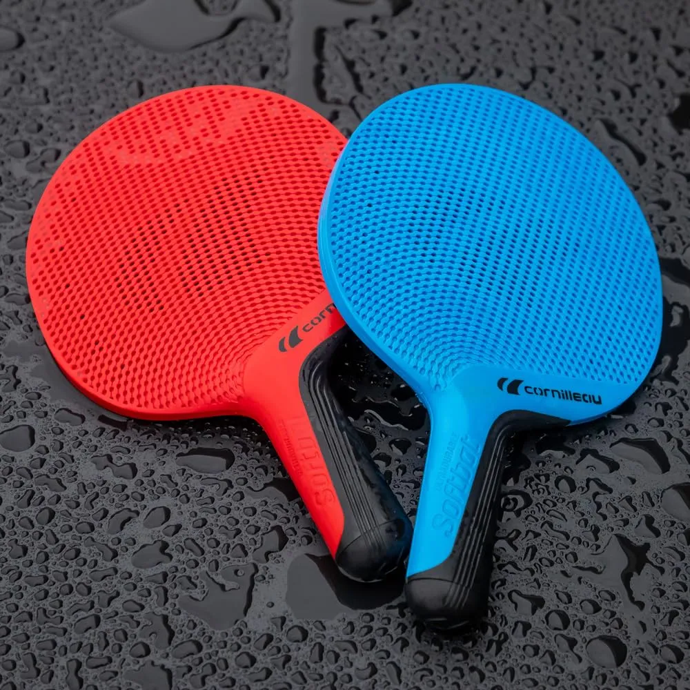 Cornilleau Softbat Pack Duo raquette bleu rouge éco-conçue