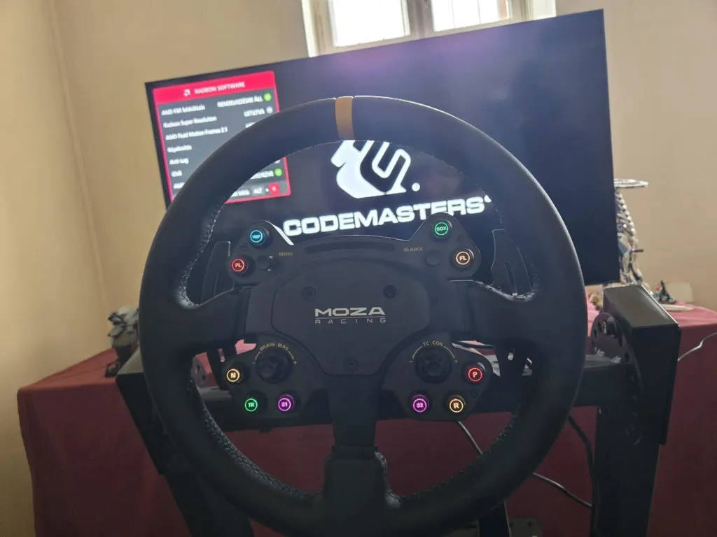 MOZA Racing RS V2 volant GT 13 pouces cuir