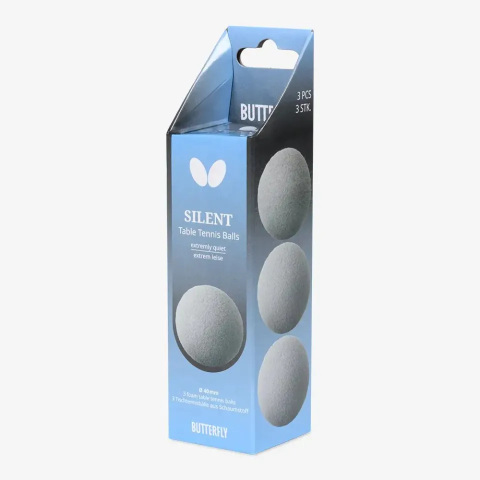 Butterfly Silenziose balles de ping pong x3 silencieuses