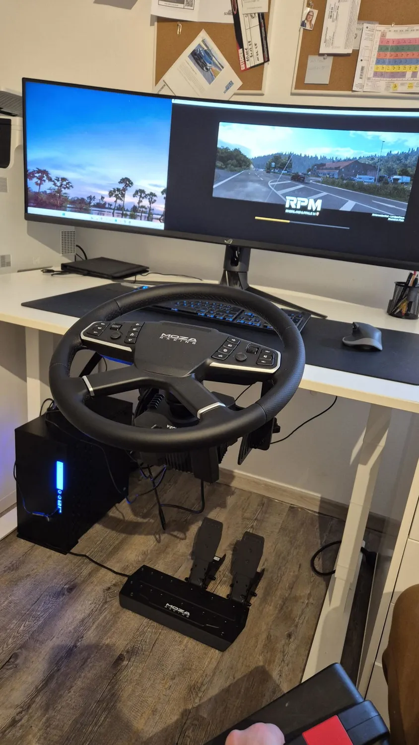 MOZA Racing R5 Bundle Truck volant + base + pédales
