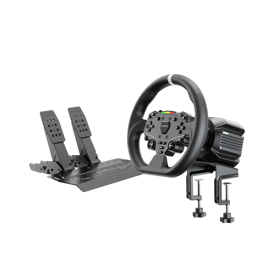 MOZA R5 Pro pack volant direct drive 6 Nm