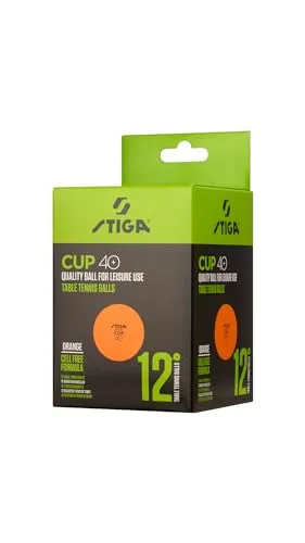 STIGA Cup 40+ ABS balles ping-pong lot 12 tournoi