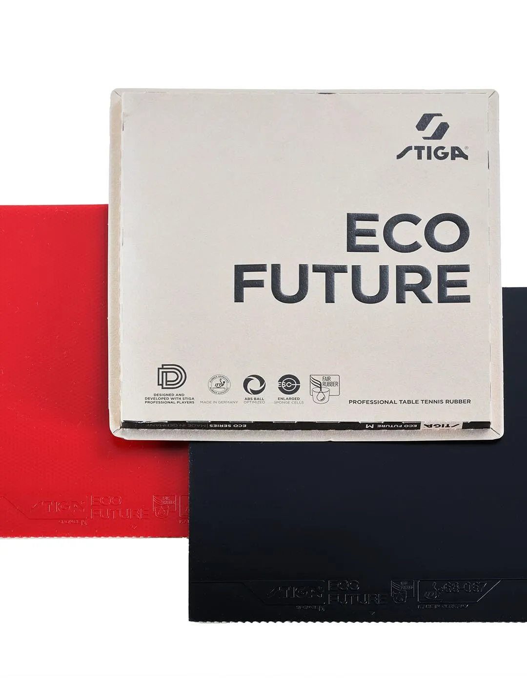 STIGA Eco Future M revêtement ping pong caoutchouc Fairtrade