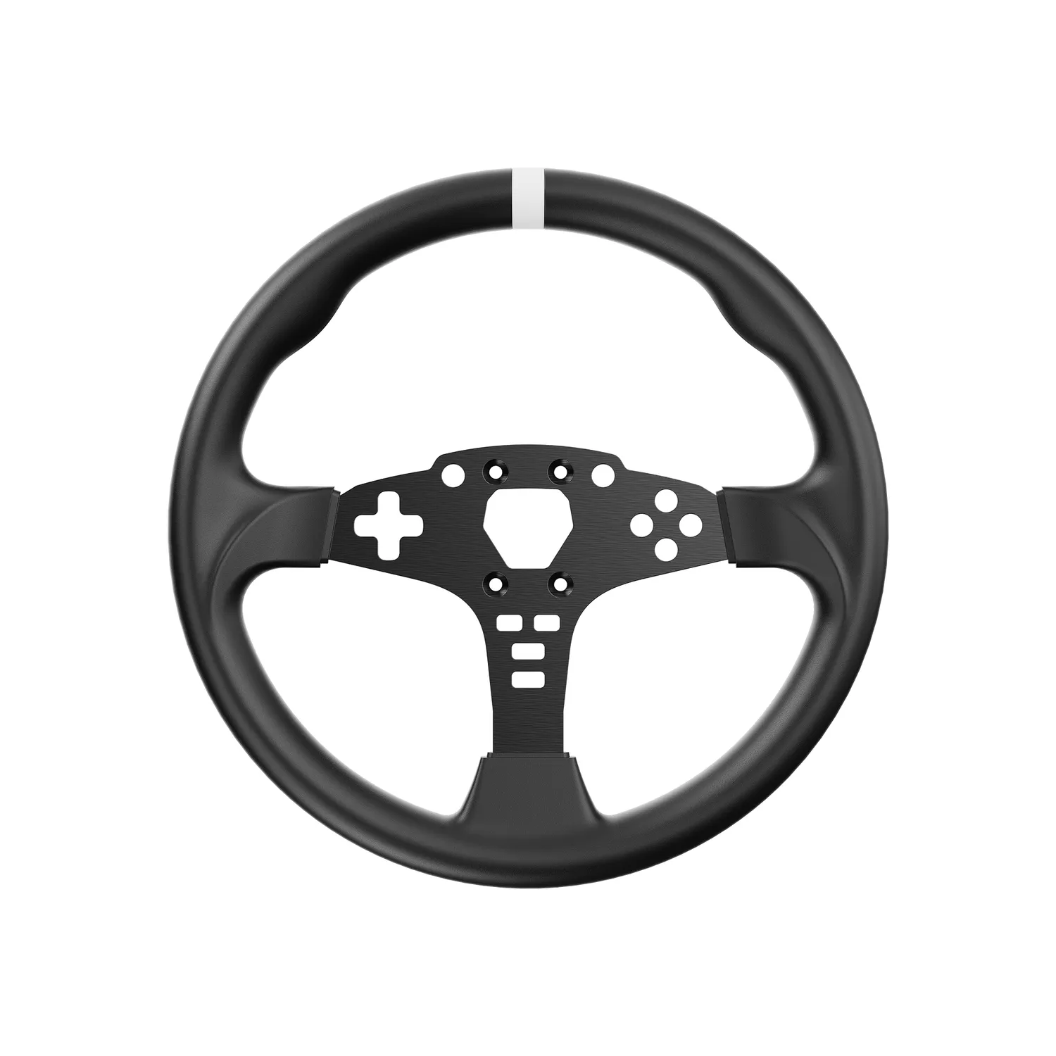 MOZA Racing ESX mod volant rond 12 pouces microfibre