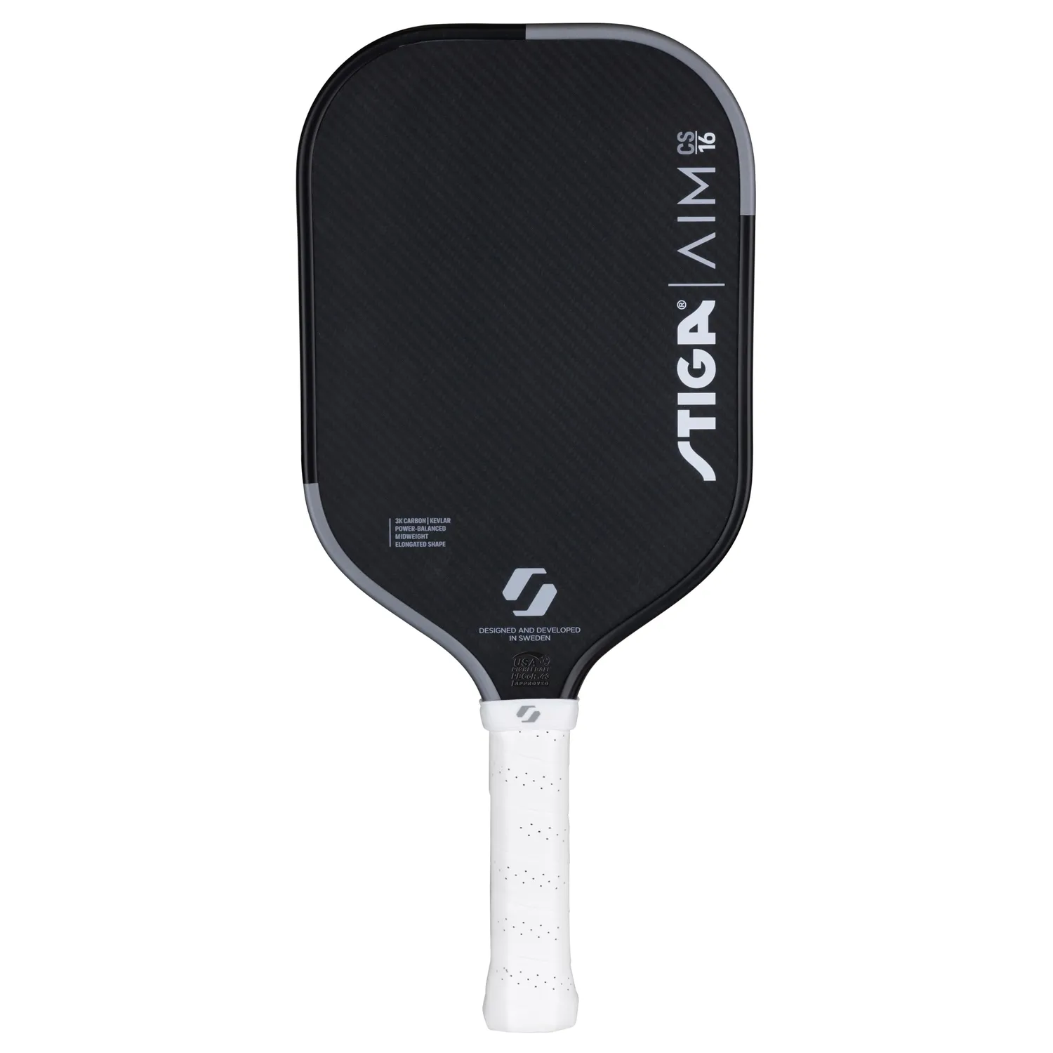 STIGA Aviox raquette pickleball AIM Elongated fibre de verre