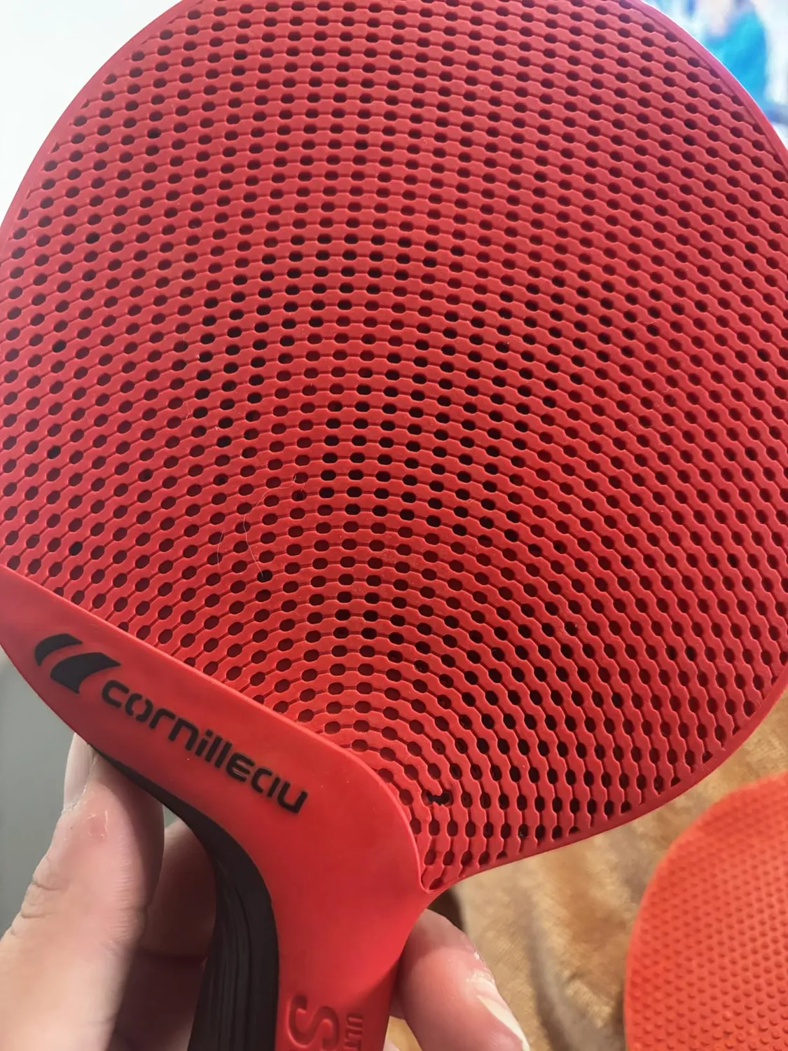 Cornilleau Softbat raquette ping-pong outdoor bleue
