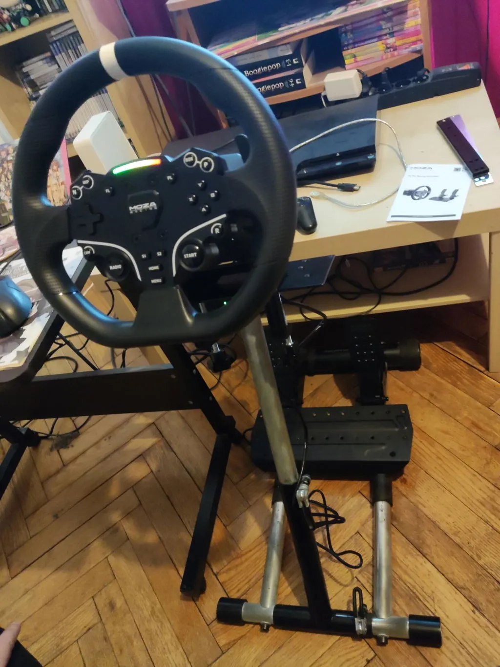 MOZA R5 Pro pack volant direct drive 6 Nm