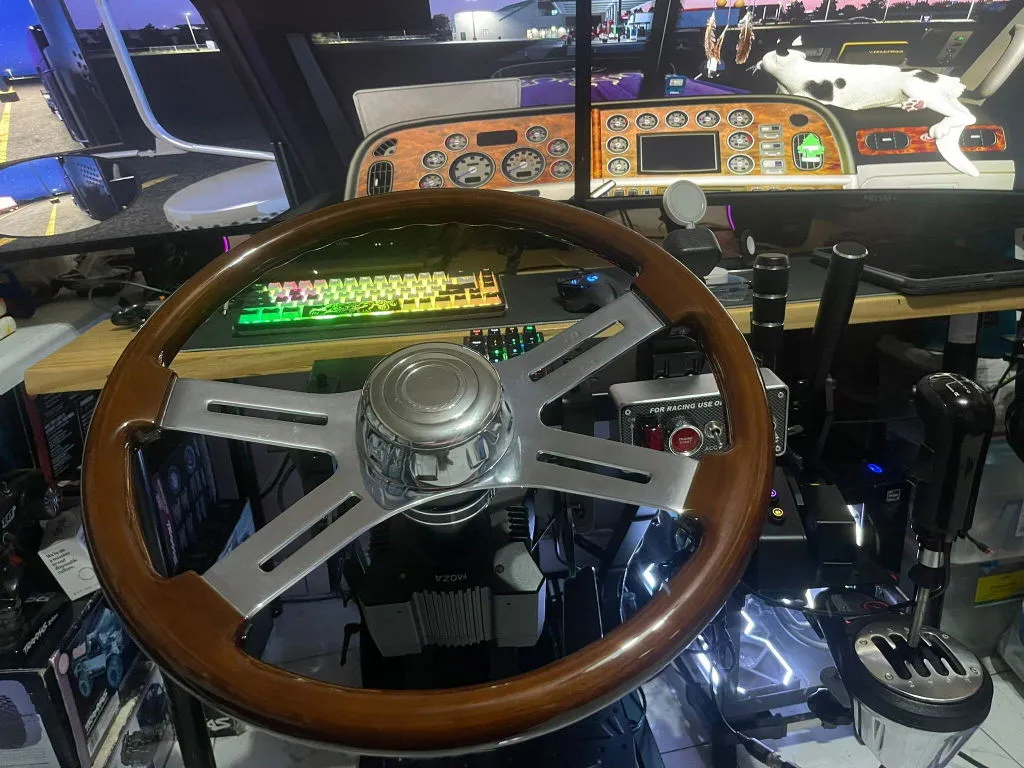 MOZA Racing TSW Truck volant camion 400 mm cuir