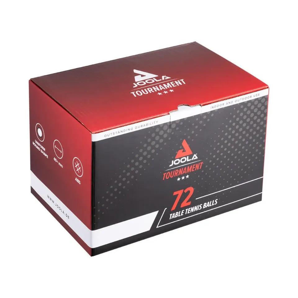 JOOLA Tournament 40+ balles tennis de table pack de 72 3 étoiles
