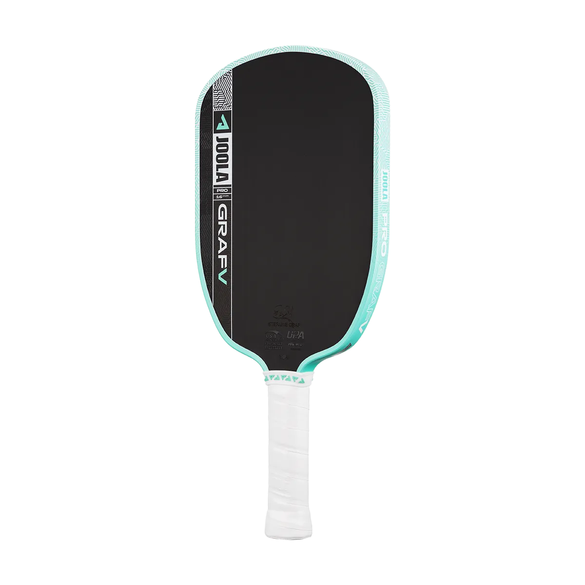 JOOLA Steffi Graf Pro V 16 raquette pickleball allongée portée