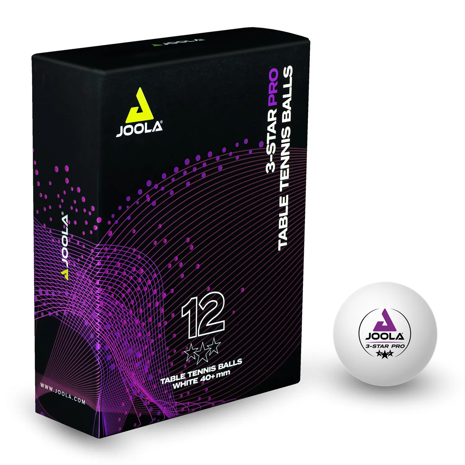 JOOLA 3-Star balles ping-pong blanches x24