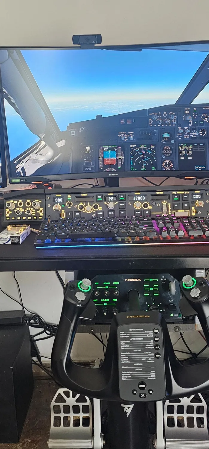 MOZA AY210 Base yoke simulateur de vol 9 Nm