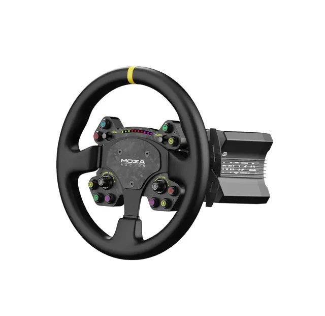 MOZA R12 V2 RS V2 pack volant cuir 12 Nm