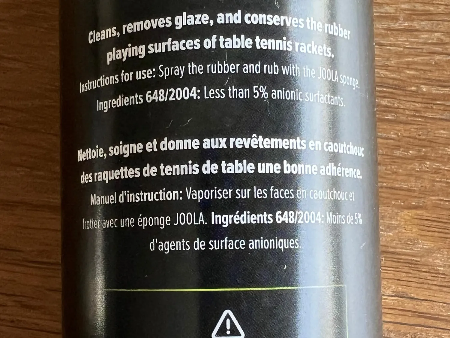 JOOLA Turbo nettoyant raquette ping-pong